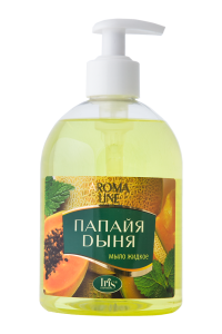 Фотография Iris Aroma Line • Жидкое мыло ПАПАЙЯ И ДЫНЯ • 500мл