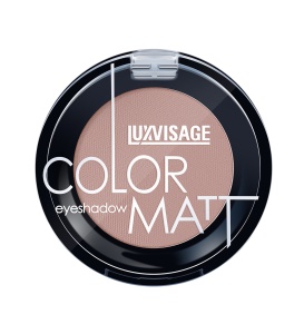 Luxvisage Тени для век компактные 12 тон (Taupe) COLOR MATT 1.5г Арт.К822