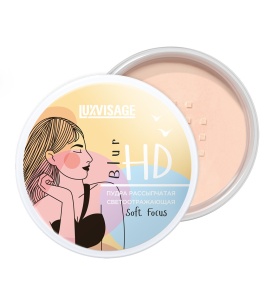 LuxVisage Пудра рассыпчатая светоотражающая, тон Универсальый HD Blur Soft Focus, 4г Арт.Т051