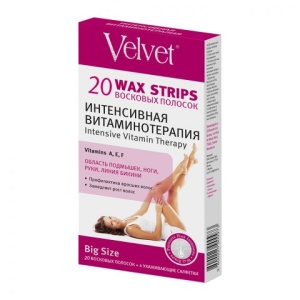 Фотография Velvet Восковые полоски для тела «Интенсивная витаминотерапия»