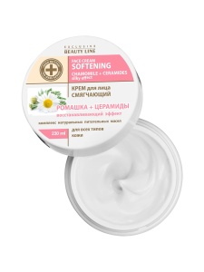 Iris Exclusive Beauty Line Крем для лица СМЯГЧАЮЩИЙ Ромашка+Церамиды, 230 мл