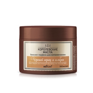 Фотография  БЕЛИТА Королевские Масла Бальзам-Парфюм для питания волос "Чёрный Перец и Амбра", 300 мл