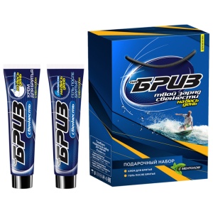 Фотография  Compliment ПН №1265 ТимБриз Свежесть (Крем для бритья 75мл + Гель после бритья 75мл) арт.64756