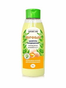 Фотография  IRIS Exclusive nature line Шампунь-кондиционер ЯИЧНЫЙ, 520мл