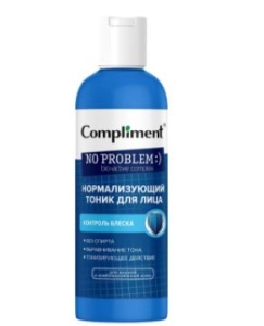 Фотография Compliment No Problem Тоник НОРМАЛИЗУЮЩИЙ для лица, 200мл • арт.914964