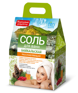 Фотография Фитокосметик Соль для ванн • Байкальская Расслабляющая • Фито К Народные Рецепты • Дой-Пак 500г • Арт.6166