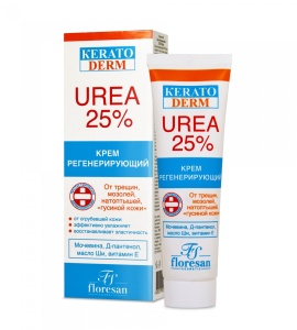 Фотография Флоресан KeratoDerm  • Крем регенерирующий КЕRАТОderm UREA 25%, 100мл • арт.Ф-618