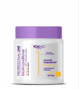 Фотография  Iris Professional Line Бальзам-Кондиционер №1 с экстрактом Ромашки для всех типов волос, 500мл