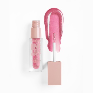 Фотография  BelorDesign Блеск-Глиммер для губ INTELLEKT тон 101 Розовый 5 г