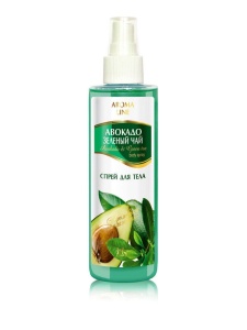 Iris Aroma Line СПРЕЙ д/тела АВОКАДО и ЗЕЛЕНЫЙ ЧАЙ 200мл/12шт