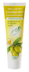 Фотография Iris Крем для рук • Оливково-глицериновый питательный • 100мл