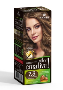 Fiona Creative color тон 7.3 Ореховый ликёр краска для волос