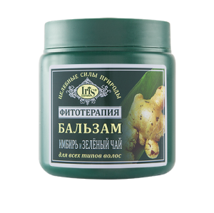 Iris Фитотерапия Бальзам для волос имбирь и зеленый чай 500мл