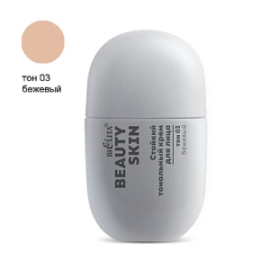 БЕЛИТА Beauty Skin Стойкий тональный крем для лица тон 03 бежевый 35мл