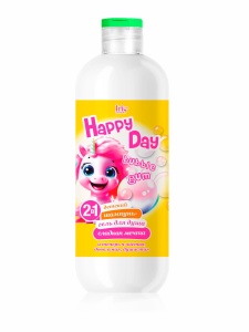 Iris HAPPY DAY Шампунь-Гель для душа 2 в1 СЛАДКАЯ МЕЧТА, 500мл