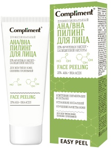 Compliment EASY PEEL профессиональный AHA/BHA пилинг для лица, 80мл, арт.917261