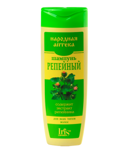 Iris Народная аптека Шампунь Репейный для всех типов волос 400мл