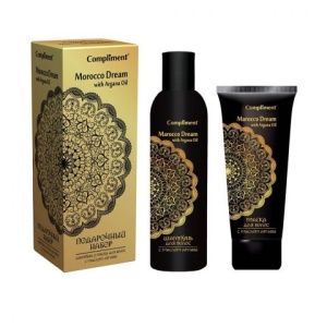 Compliment ПН №128 Argana/Hamam MOROCCO DREAM (шампунь 250 мл+маска д/волос 200мл)/12шт, арт.794988