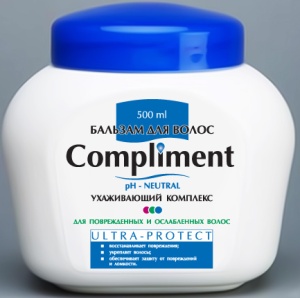 Фотография Compliment Бальзам для ослабленных волос ULTRA-PROTECT 500 мл. • арт.6546