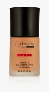 CLARALine Тональный Крем тон 07 с витамином Е SPF 15 HD SOFT TOUCH, 30мл