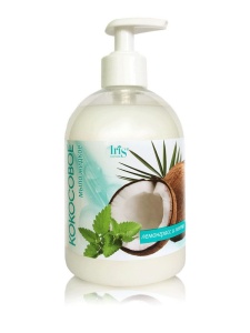 Фотография Iris МЫЛО жидкое КОКОСОВОЕ "Лемонграсс и мята" • 500мл флакон-дозатор