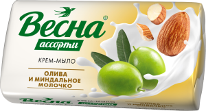 Фотография ПКК Весна Мыло • 90гр •  Олива и миндальное молочко, 6 шт. • арт.6088