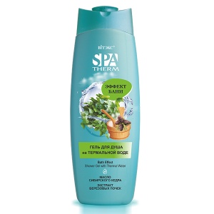 Фотография Витекс SPA THERM Гель для душа на термальной воде "ЭФФЕКТ БАНИ ", 515мл, код 02 47