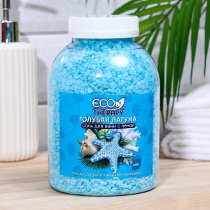 РЕНЕССАНС КОСМЕТИК ECO THERAPY Соль-пенка  для ванн  ГОЛУБАЯ ЛАГУНА, 1,3кг арт.1020