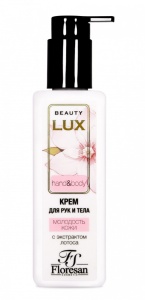 Флоресан Beauty Lux Крем омолаживающий для рук и тела с экстрактом Лотоса, 250мл арт.Ф-280