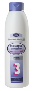 Фотография Iris Профессиональная линия Шампунь №3 Репейник для всех типов • 1л