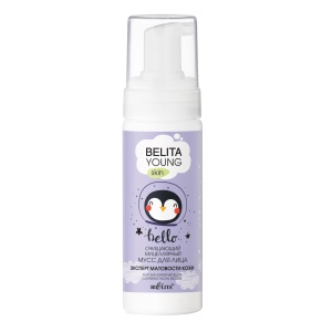 БЕЛИТА BELITA YOUNG SKIN Очищающий мицеллярный мусс для лица «Эксперт матовости кожи» 175мл/12шт