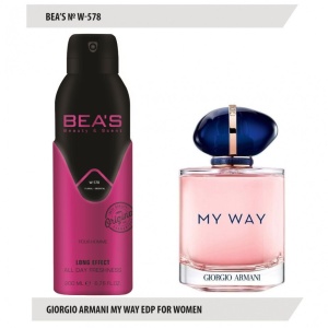 Фотография Beas Парфюмированный дезодорант • W578 •  Для женщин • Armani My Way • For Women • 200мл