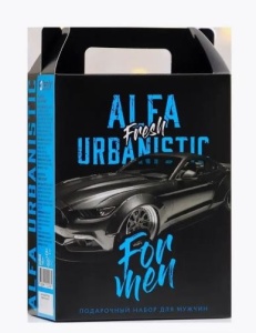Фотография Family Cosmetics Подарочный набор • Для мужчин • Alfa Urbanistic Fresh • Гель для бритья, 150 мл + гель после бритья, 150 мл • арт.FPN-10498