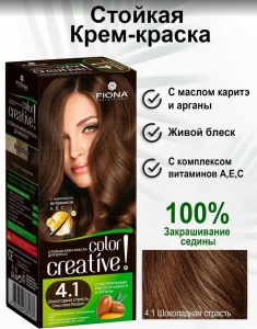 Fiona Creative color тон 4.1 Шоколадная страсть краска для волос