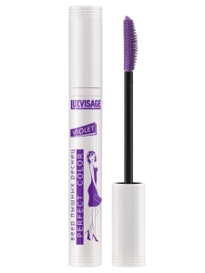 Фотография LuxVisage Тушь • Perfect Color Express • Веер пышных ресниц • VIOLET (ФИОЛЕТОВАЯ) • 8г