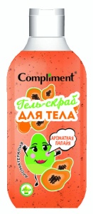 Compliment Гель-скраб для тела Ароматная Папайя 300мл/12шт арт.911603