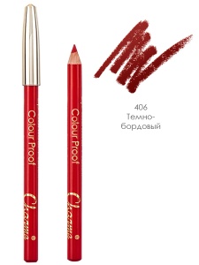 Фотография Charme Карандаш для губ • Colour Proof • CH/P/L-406 • Темно-бордовый