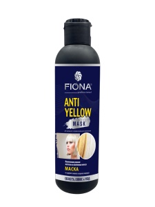 Фотография Fiona Anti-Yellow • Маска для волос • АНТИЖЕЛТИН • 200мл • арт.AY102