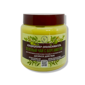 Фотография Эксклюзив-косметик Кондиционер-ополаскиватель • ЗЕЛЁНЫЙ ЧАЙ С БЕРГАМОТОМ • 500гр