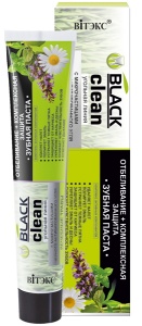 ВИТЭКС BLACK CLEAN  Зубная паста 