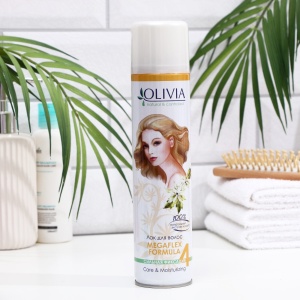 Фотография Аэростар Контракт Лак для волос • Сильной Фиксации • Жожоба №401 • Olivi • 250мл