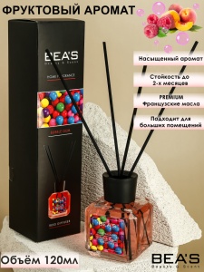 Фотография Beas Ароматический Диффузор • Bubble Gum • 120мл
