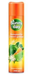 SUNNY DAY 300мл освеж.  Антитабак Сочный цитрус, арт. 27-001
