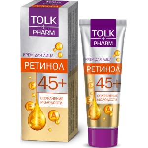 Фотография ПКК Весна TOLK Pharm • Крем косметический для ЛИЦА "Ретинол" • 40мл