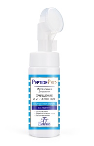 Фотография  Floresan Peptide PRO Мусс-Пенка для умывания с пептидам, 170 мл арт.Ф-381