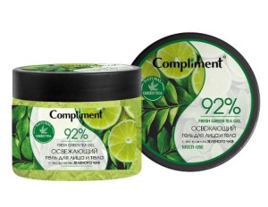 Фотография Compliment ОСВЕЖАЮЩИЙ гель для лица и тела с экстрактом зеленого чая 400мл