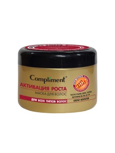 Фотография Compliment Маска для волос Glow Booster АКТИВАЦИЯ РОСТА 500мл • арт.915151