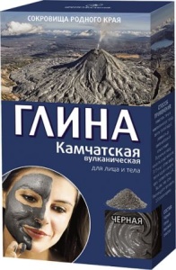 Фитокосметик Глина черная Камчатская вулканическая 100г