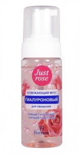 Флоресан Just Освежающий мусс для умывания ROZE, 150мл арт.Ф-760b