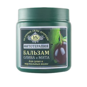 Фотография Iris Фитотерапия • БАЛЬЗАМ для волос ОЛИВА и МЯТА • 500мл